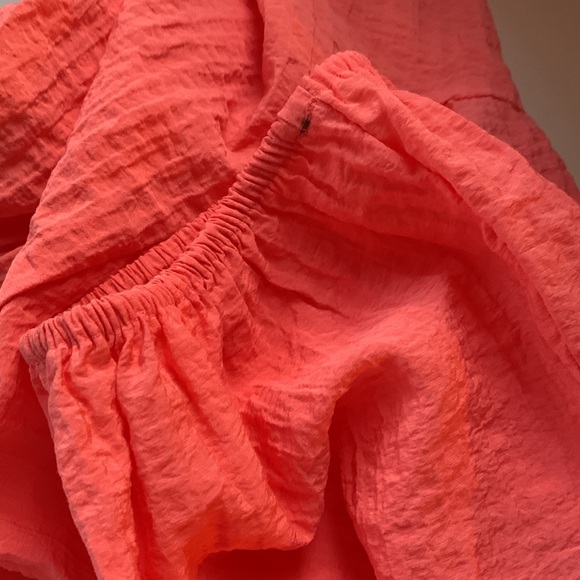 LANE BRYANT Coral Melon Orange Tie-Front Over piece Shrug Crop Plus Size 18/20 - Picture 15 of 15